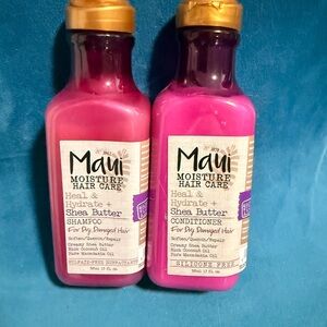 Maui Heal & Hydrate Shea Butter Shampoo & Conditioner -
 Pink